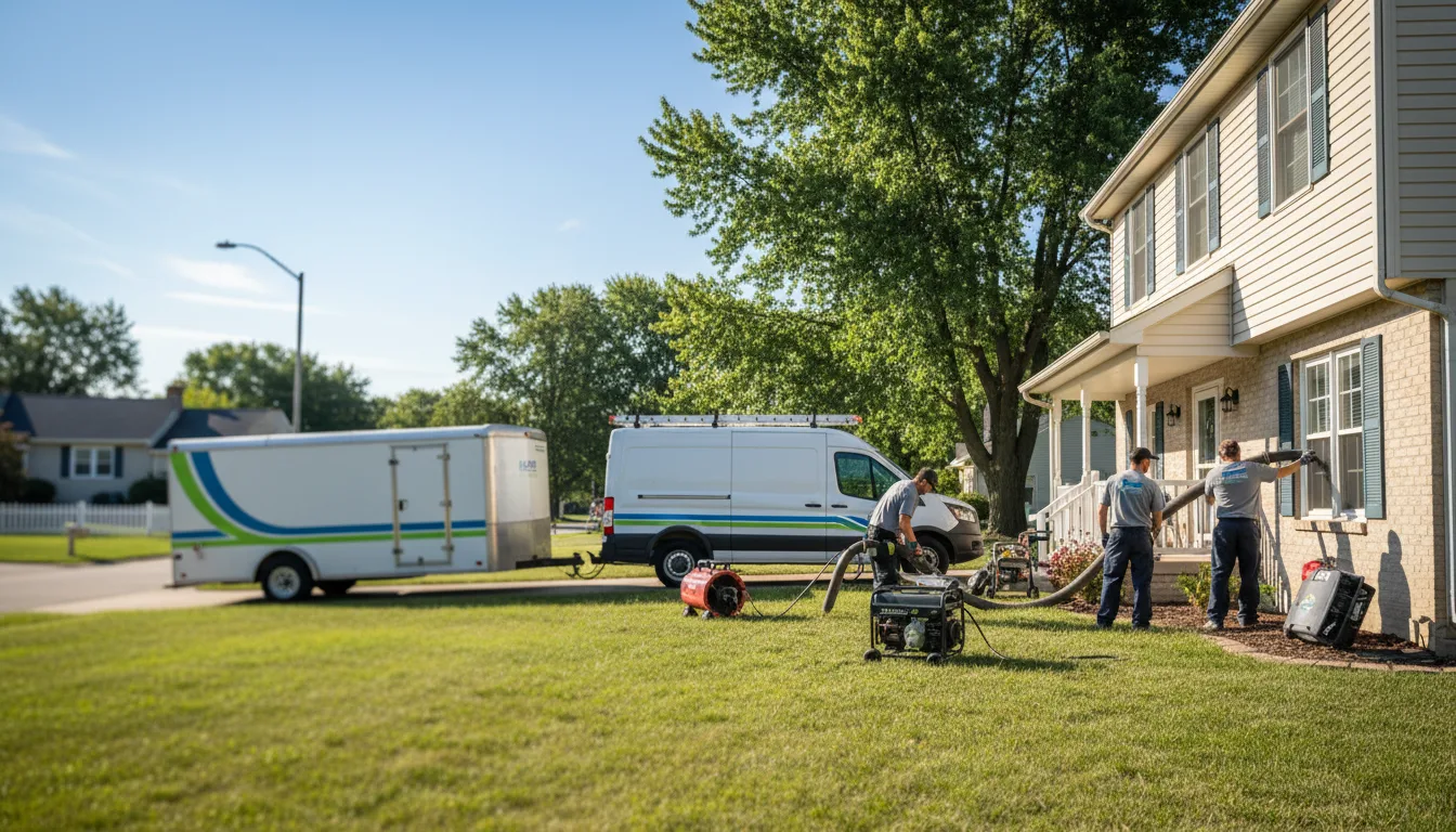 Flooded Basement Restoration And Cleanup With Repair in Malta, IL near me